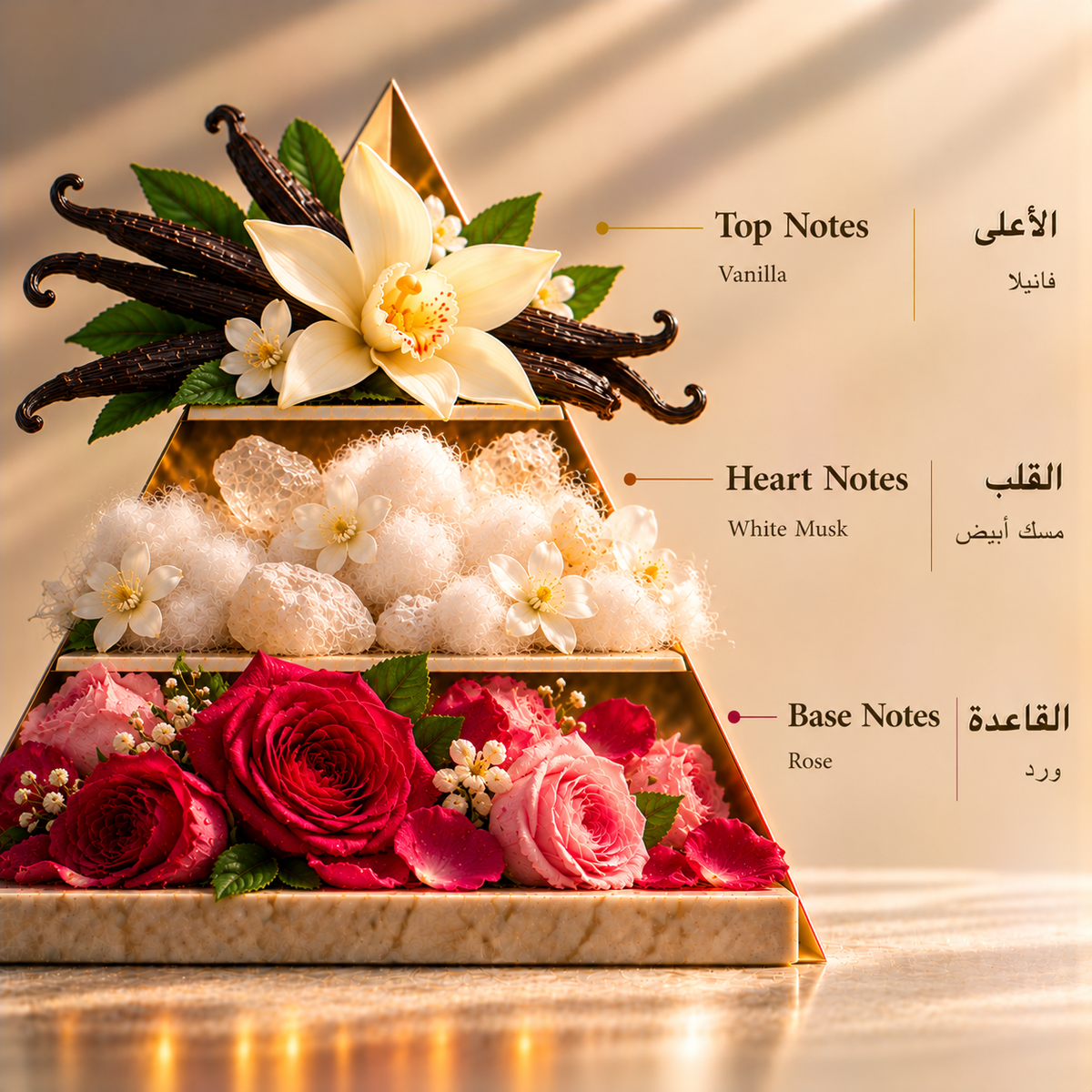 Fragrance pyramid / الهرم العطري — Hadarah Oil