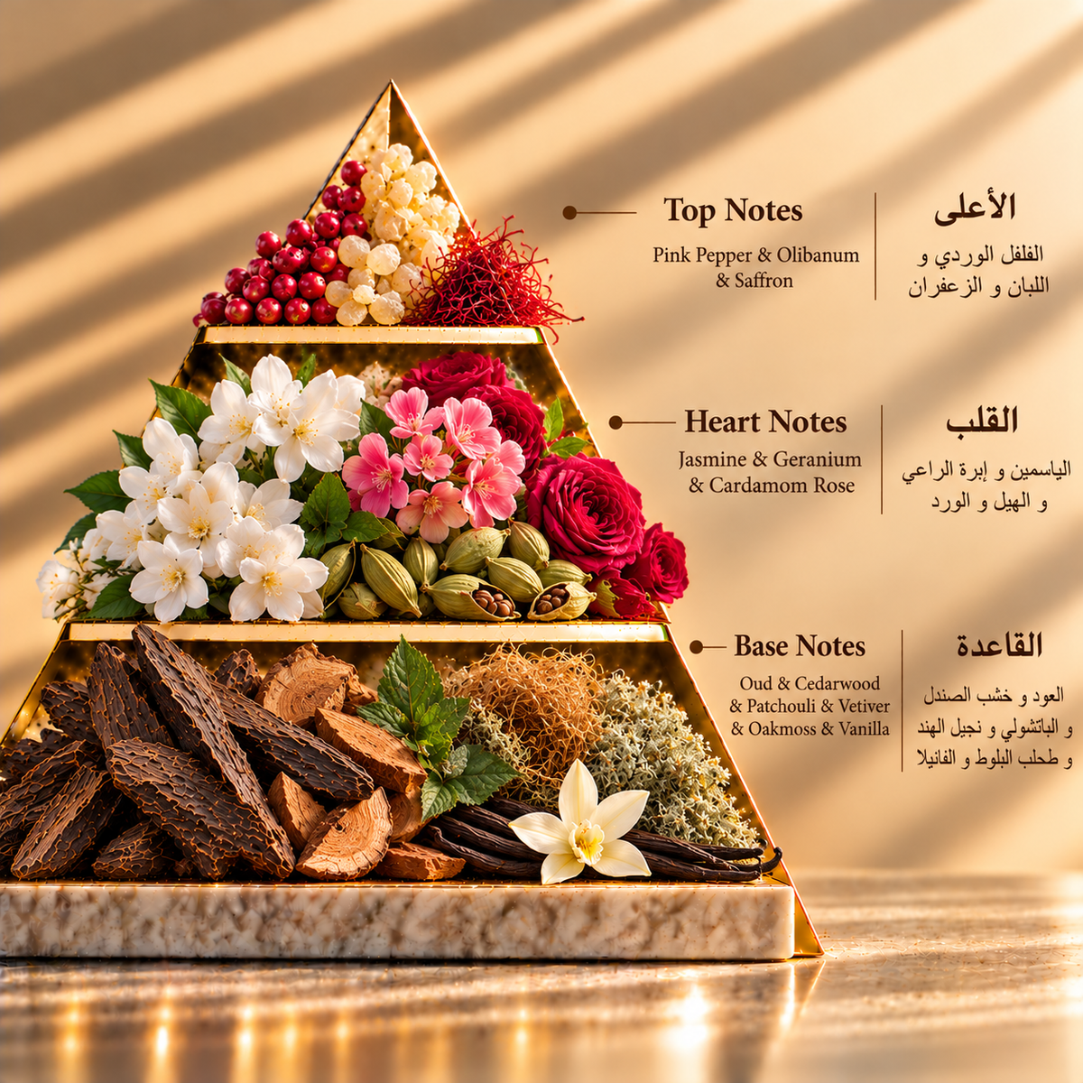 Fragrance pyramid / الهرم العطري — Abayer