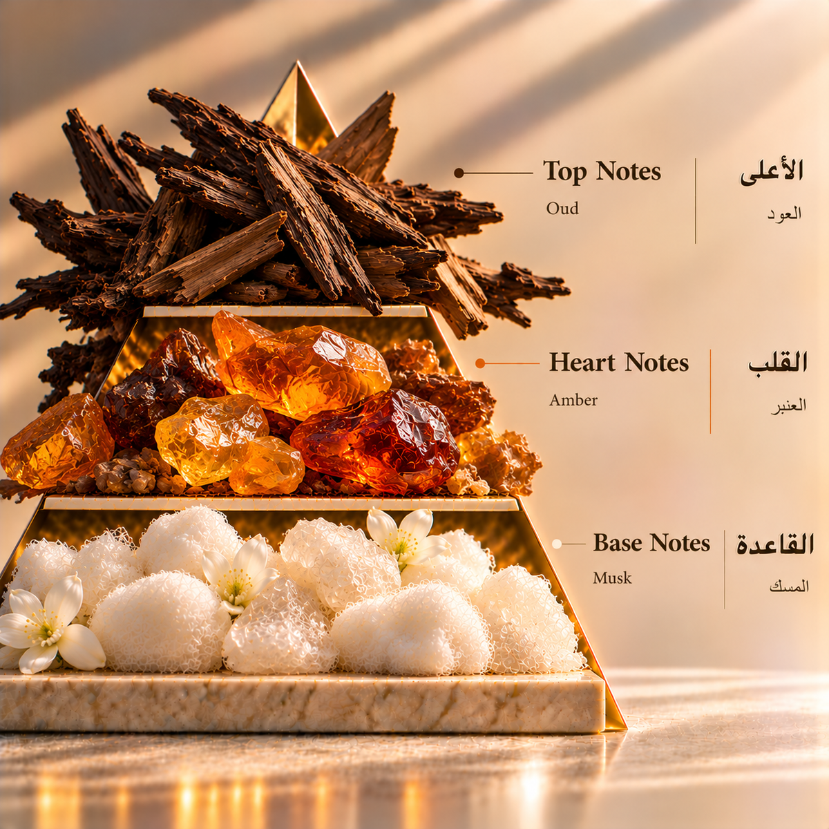 Fragrance pyramid / الهرم العطري — Baha Oil