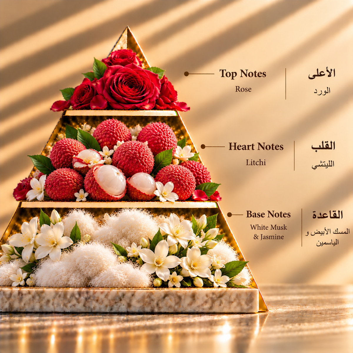 Fragrance pyramid / الهرم العطري — Banafsaj Night
