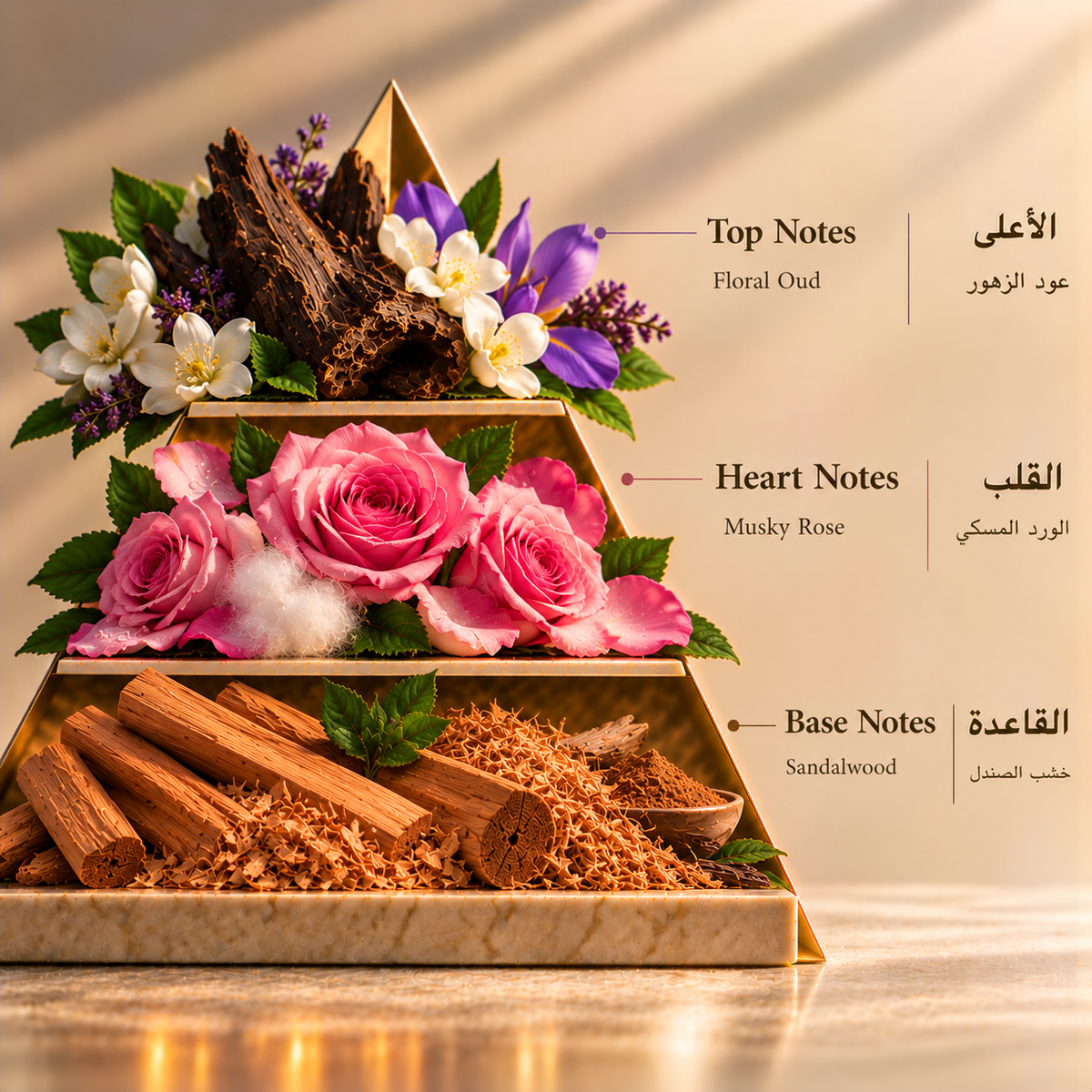 Fragrance pyramid / الهرم العطري — Burooj