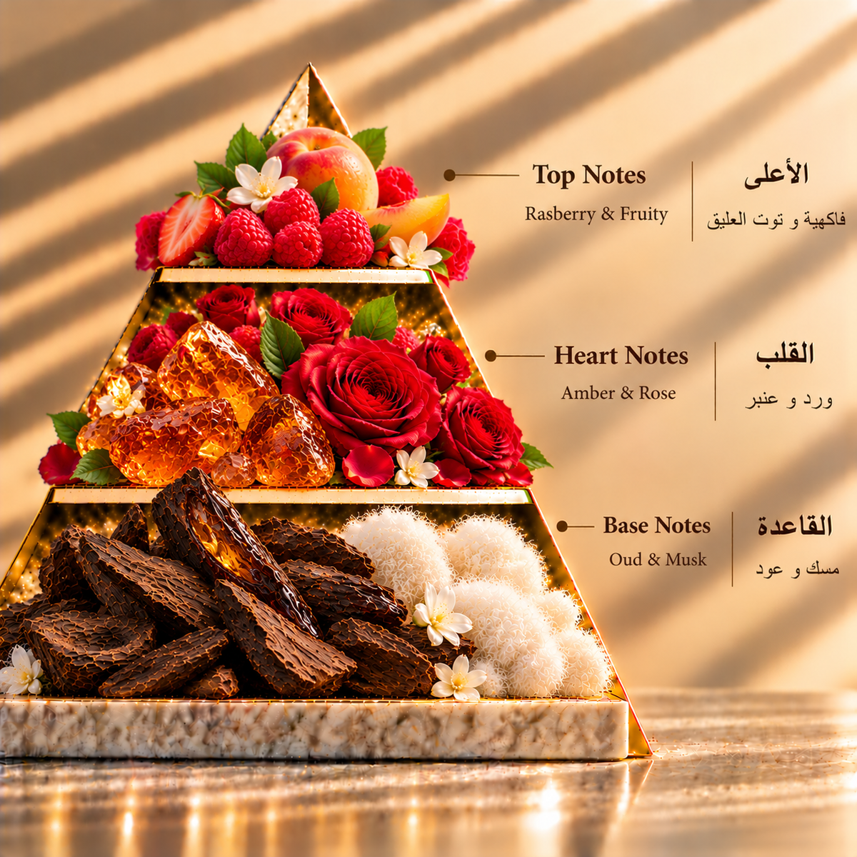 Fragrance pyramid / الهرم العطري — Mashrabiyah