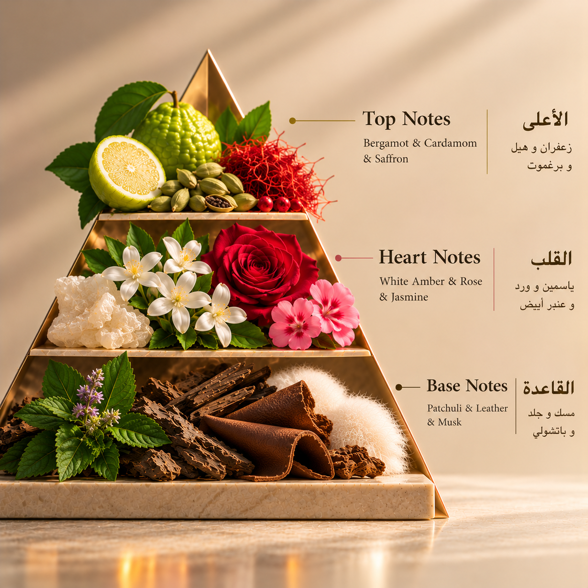 Fragrance pyramid / الهرم العطري — Naha