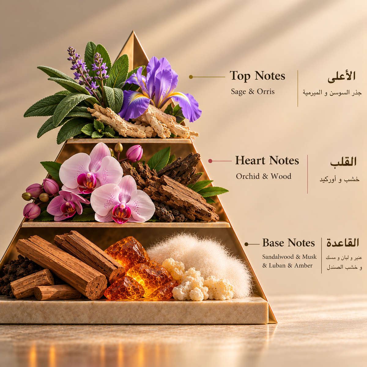Fragrance pyramid / الهرم العطري — Ruby