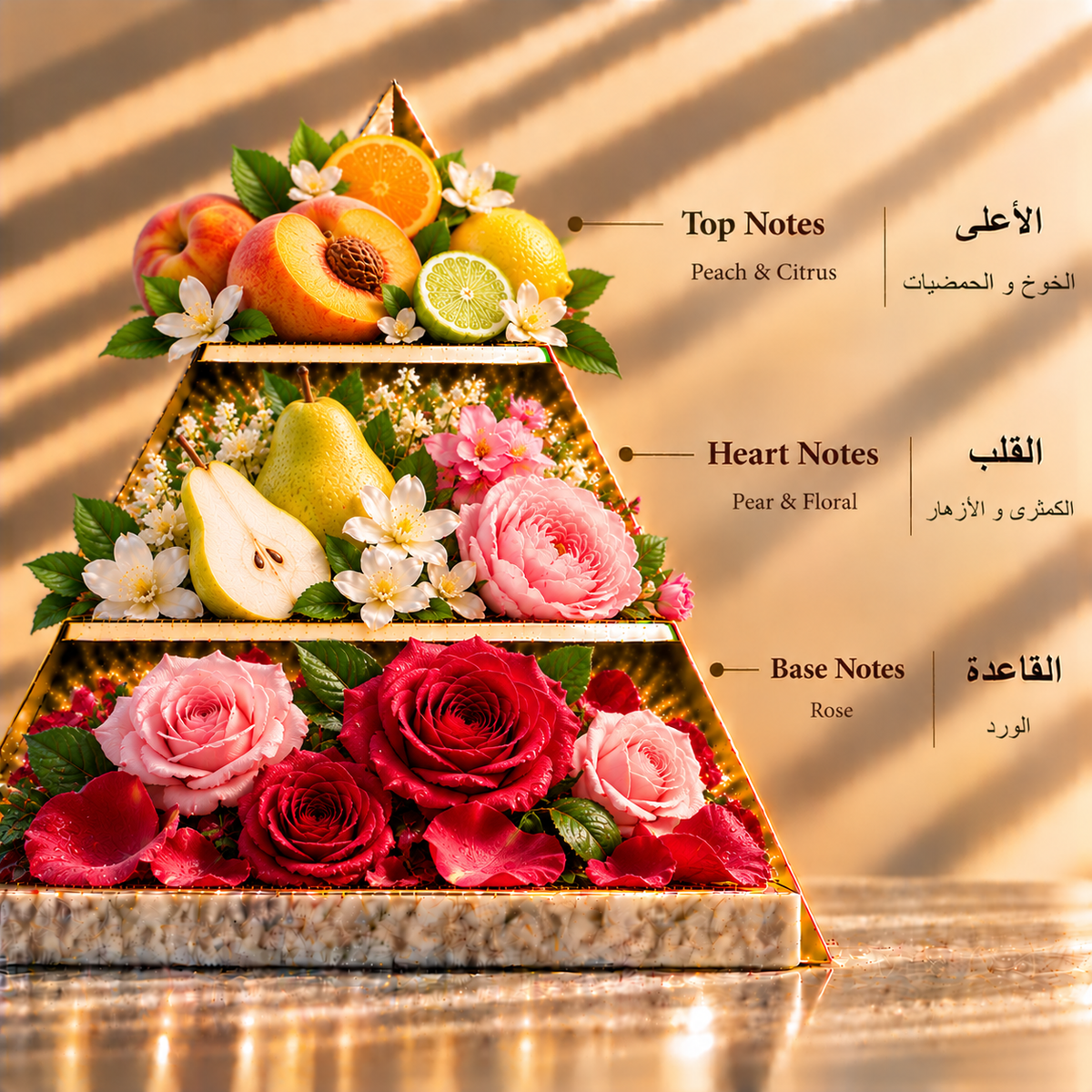 Fragrance pyramid / الهرم العطري — Suroor
