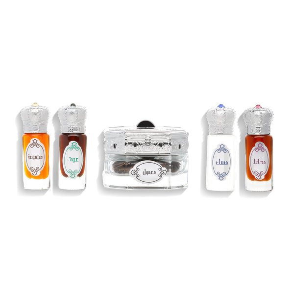 Tashkeelah - For him & her - Perfume Oil - 5.8 ML Each and 17.5 Gram - Junaid Perfumes - Kuwait